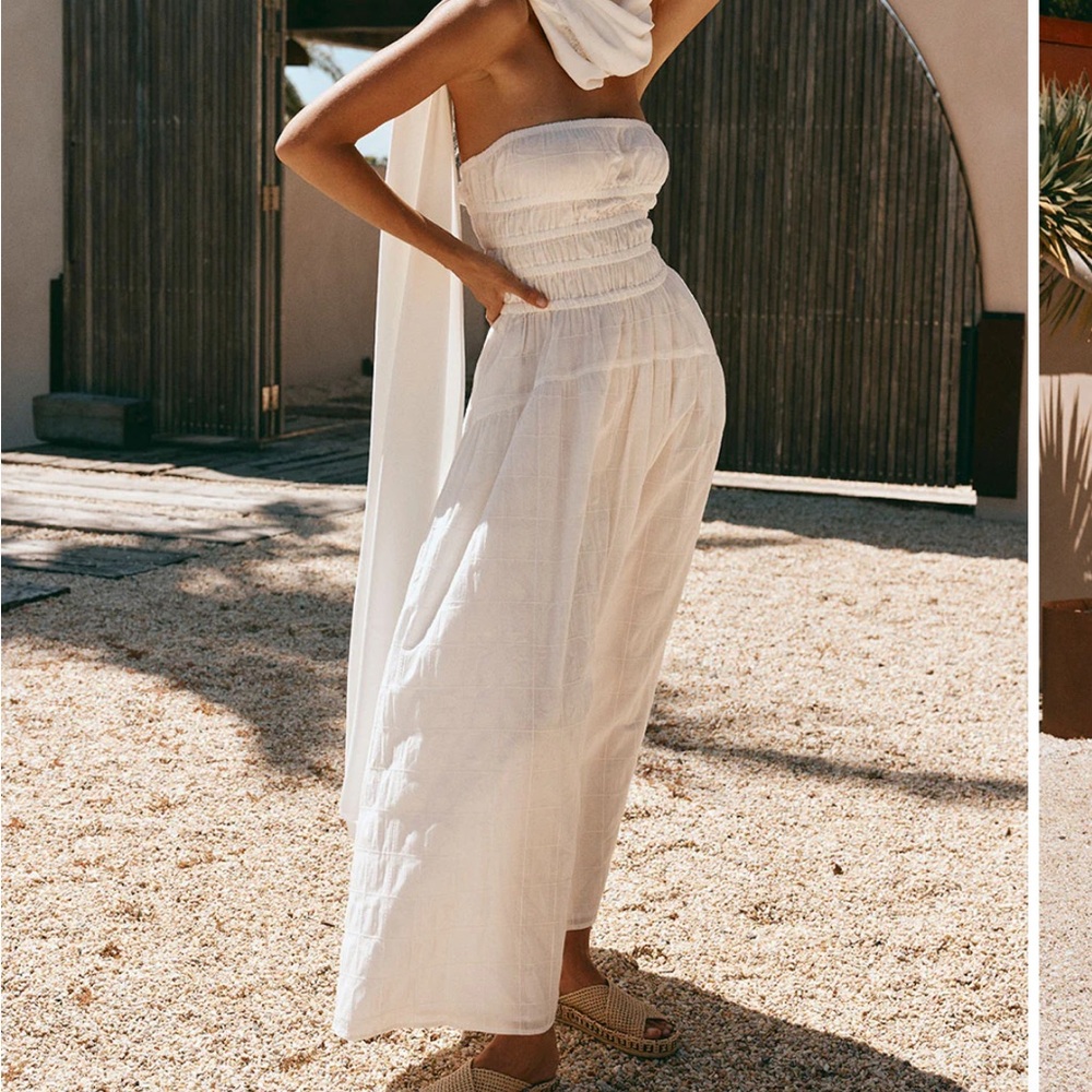 Sabo Skirt White Maxi Dress